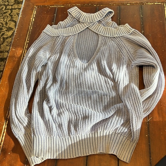 Free People Size L Half Moon Bay Sweater - Picture 4 of 5